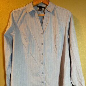 Lane Bryant tailored button-up shirt
